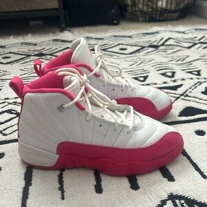 Jordan 12 Pink & White